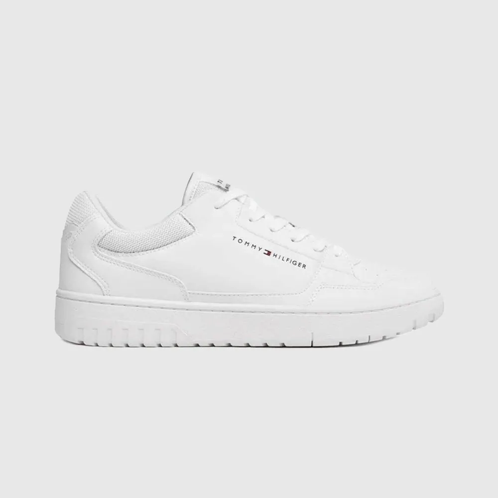 Basket Core Leather Sneaker - White