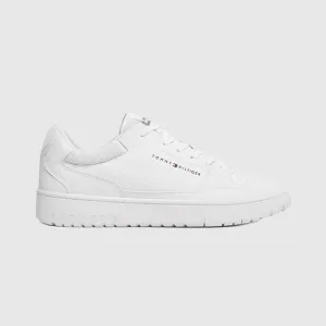 Basket Core Leather Sneaker - White