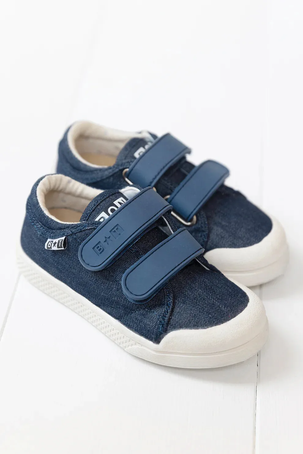 BONTON IZY SCRATCH VELCRO TWILL SNEAKERS