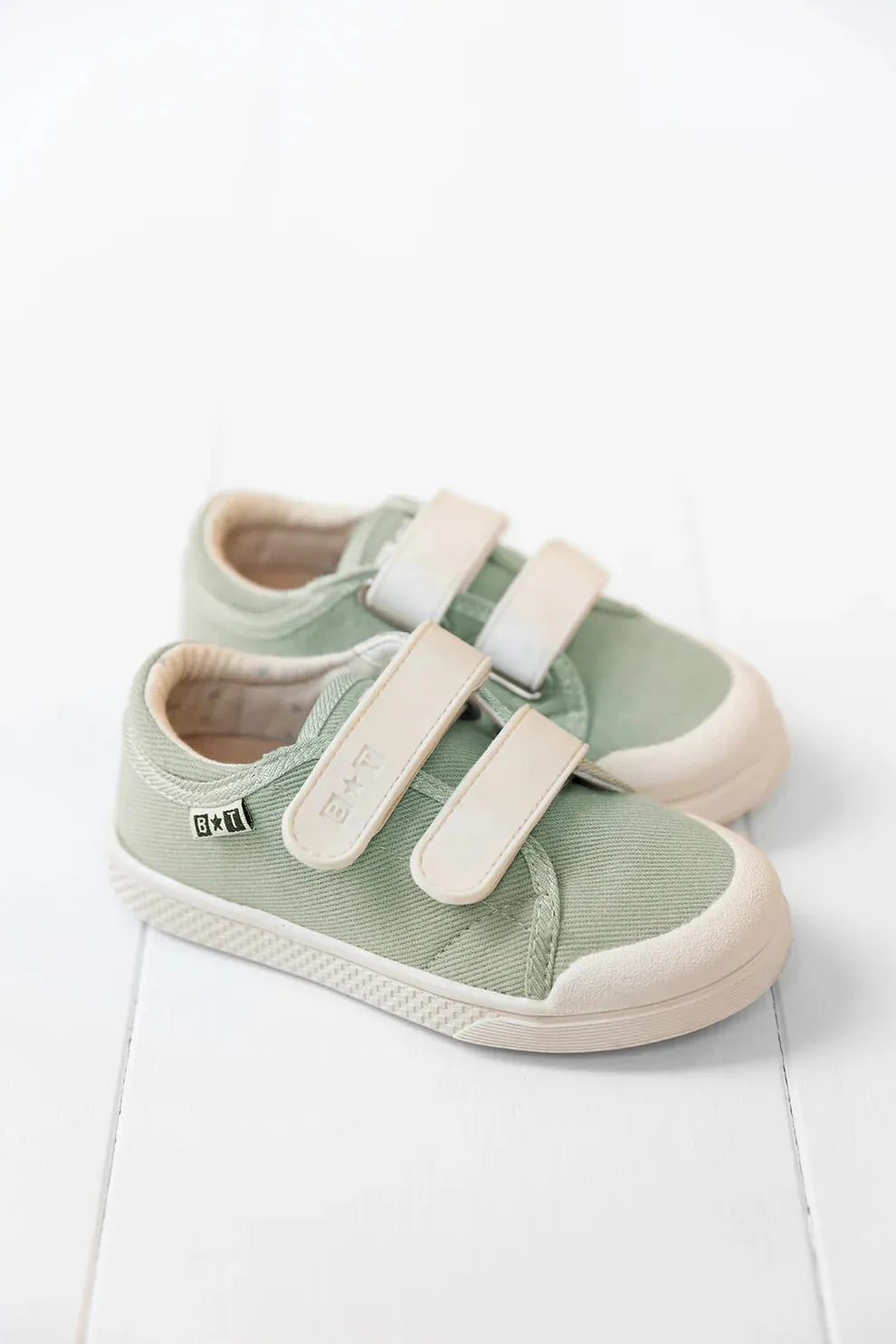 BONTON IZY SCRATCH VELCRO TWILL SNEAKERS