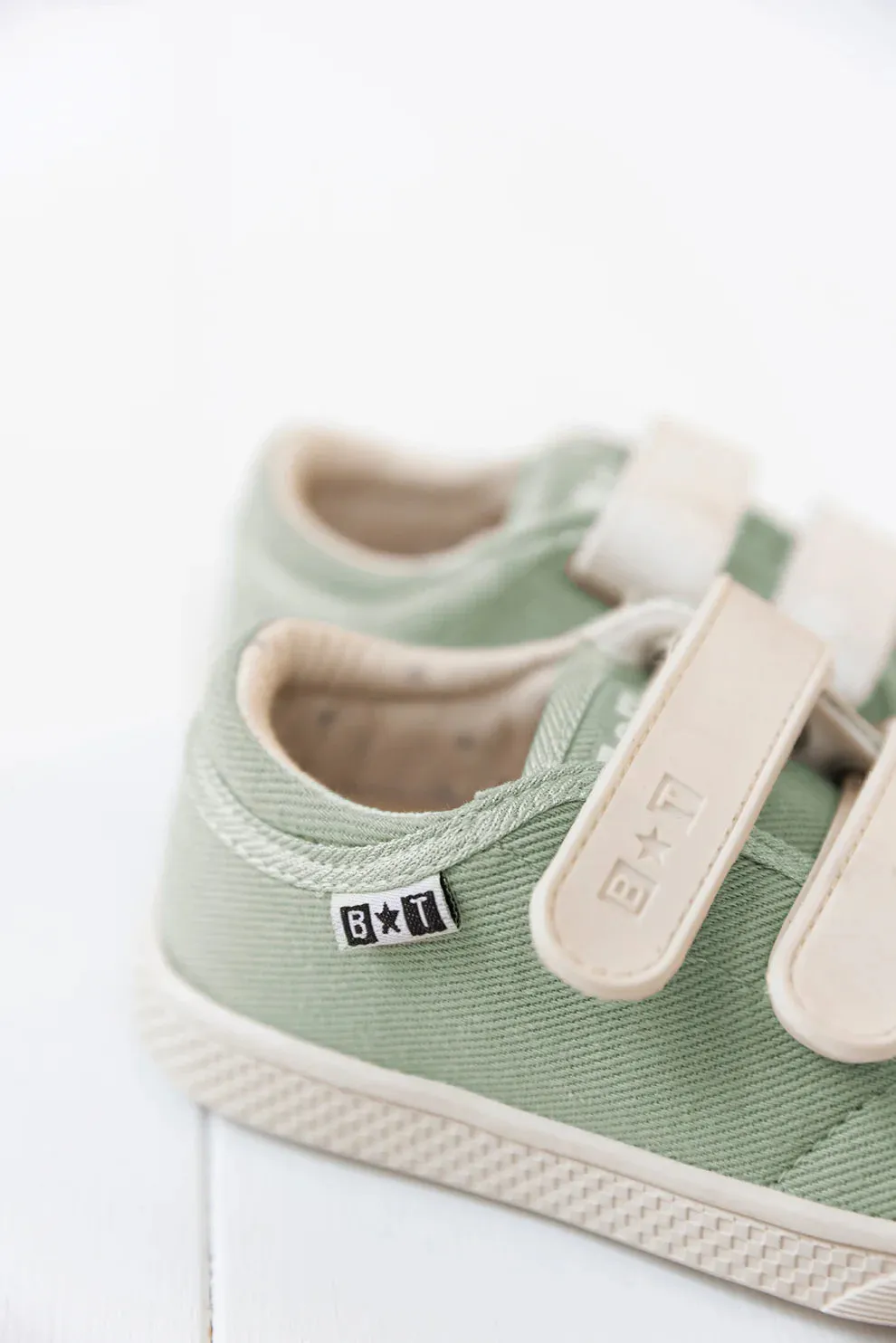 BONTON IZY SCRATCH VELCRO TWILL SNEAKERS