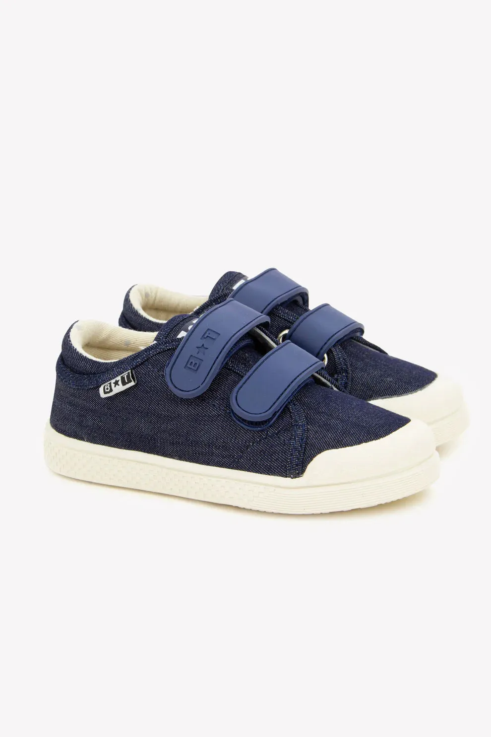 BONTON IZY SCRATCH VELCRO TWILL SNEAKERS