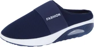 Womens Summer Breathable Mesh Slippers Lightweight Slip On Clog with Arch Support Soft Cushion Nursing Shoes